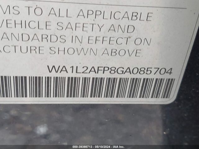 WA1L2AFP8GA085704 Audi Q5 2.0t Premium