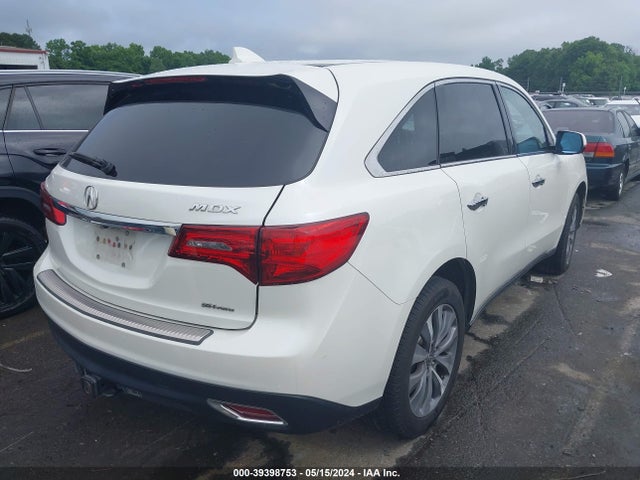 Acura Mdx Technology Package 2015 5FRYD4H49FB014476 Image 4