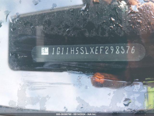 1G11H5SLXEF298376 Chevrolet Malibu 1lz