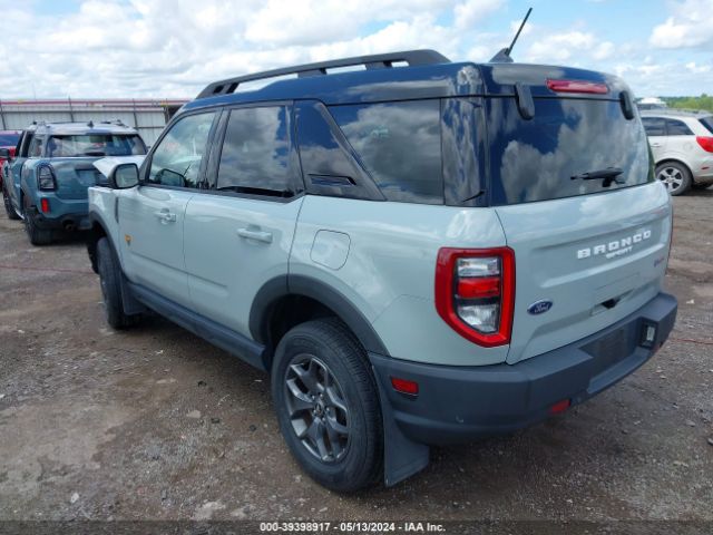 3FMCR9D93MRA88852 Ford Bronco Sport Badlands