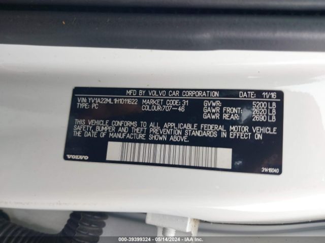 YV1A22ML1H1011622 Volvo S90 T6 Inscription