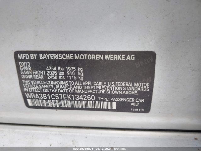 WBA3B1C57EK134260 BMW 320i