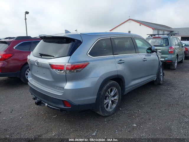 Toyota Highlander Xle V6 2015 5TDJKRFH8FS092674 Image 4