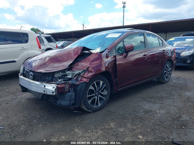Honda CIVIC EX 2014 19XFB2F87EE022427 Image 2