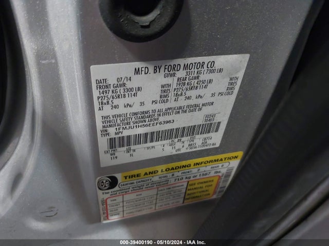 1FMJU1H56EEF63963 Ford Expedition Xlt