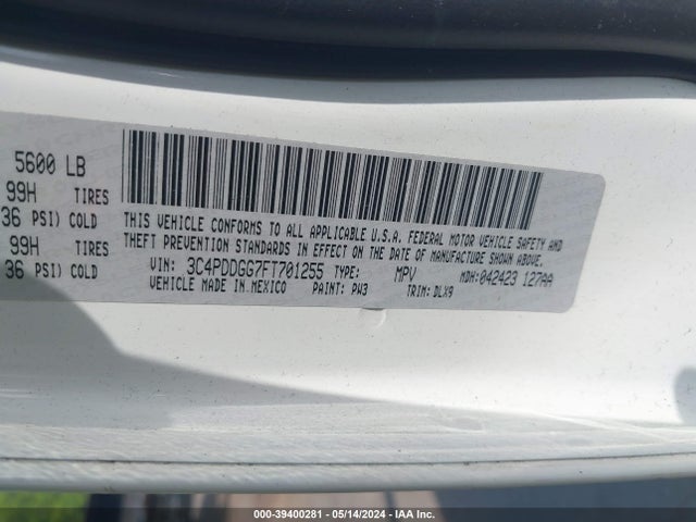 Dodge Journey Crossroad 2015 3C4PDDGG7FT701255 Image 9