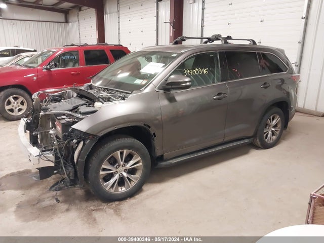Toyota Highlander Xle V6 2015 5TDJKRFH9FS164112 Image 2