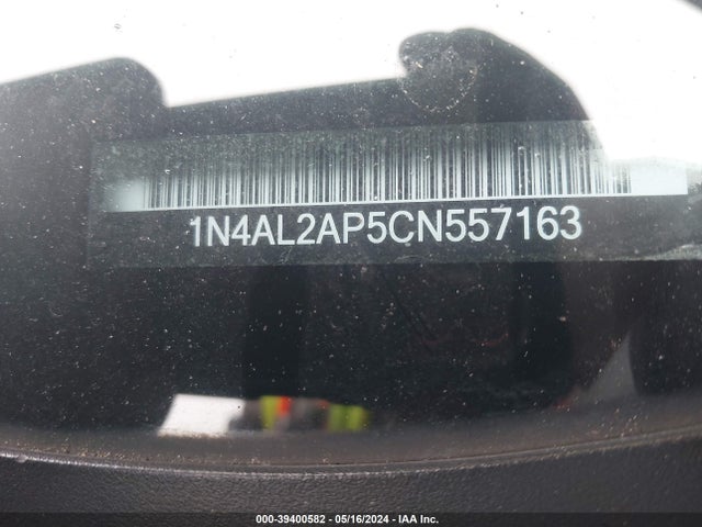 Продаж на аукціоні авто 2012 Nissan Altima 2.5 S, vin: 1N4AL2AP5CN557163, номер лоту: 39400582