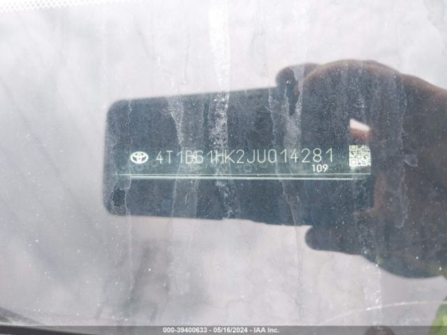 4T1B61HK2JU014281 Toyota CAMRY XSE