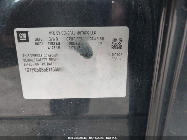 Chevrolet CRUZE LTZ 2014 1G1PG5SB5E7166009 Image 9