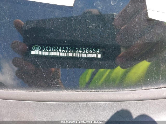 KIA OPTIMA SX 2015 5XXGR4A72FG456659 Image 9
