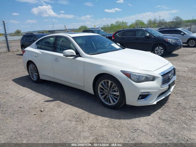 Aukcja sprzedaży 2021 Infiniti Q50 Luxe Awd, vin: JN1EV7BR7MM756003, numer aukcji: 39401178