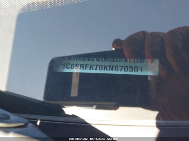 1C6SRFKT0KN670301 RAM 1500 Longhorn  4x4 5'7 Box