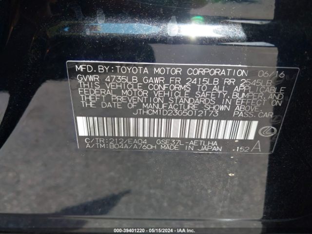JTHCM1D23G5012173 Lexus IS 300