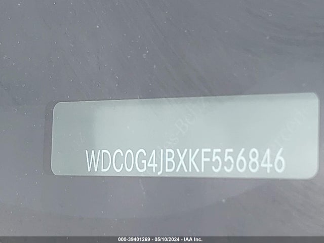 WDC0G4JBXKF556846 Mercedes-Benz GLC 300