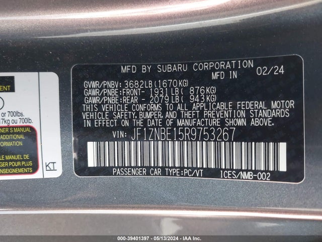 Toyota Gr86 Premium 2024 JF1ZNBE15R9753267 Image 9