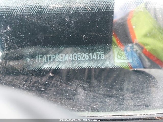 Ford Mustang V6 2016 1FATP8EM4G5261475 Image 9