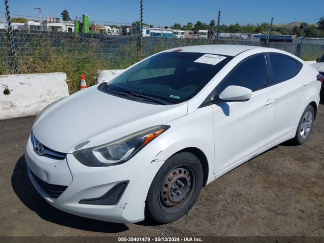 5NPDH4AEXGH678179 Hyundai ELANTRA SE