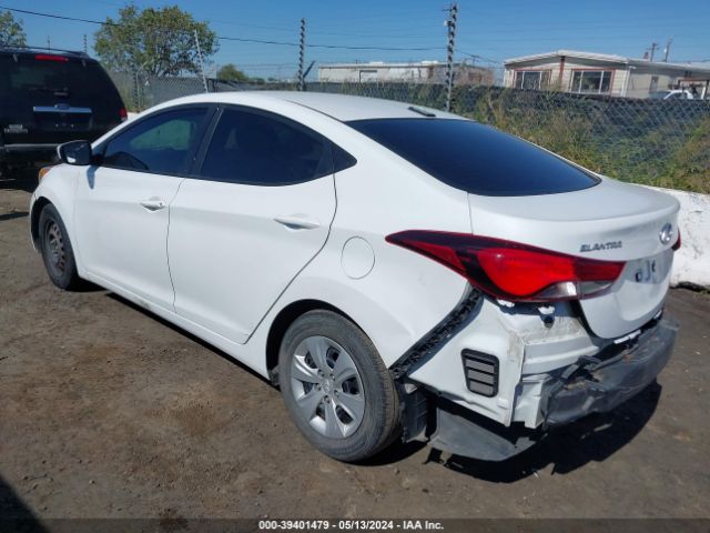5NPDH4AEXGH678179 Hyundai ELANTRA SE