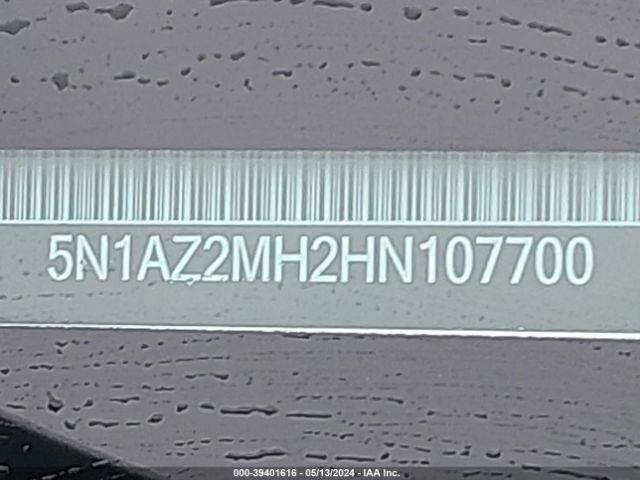 5N1AZ2MH2HN107700 Nissan MURANO SV
