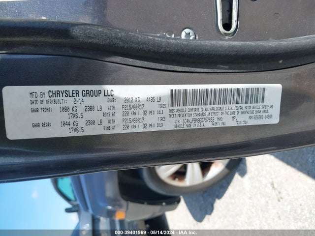 Jeep Patriot Altitude 2014 1C4NJPBA9ED757853 Image 9
