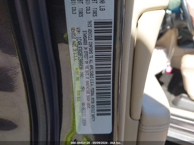 Jeep Grand Cherokee Limited 2015 1C4RJEBG8FC906030 Image 9