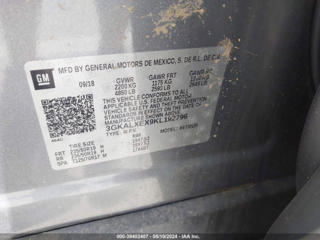 3GKALXEX9KL192796 GMC Terrain Denali