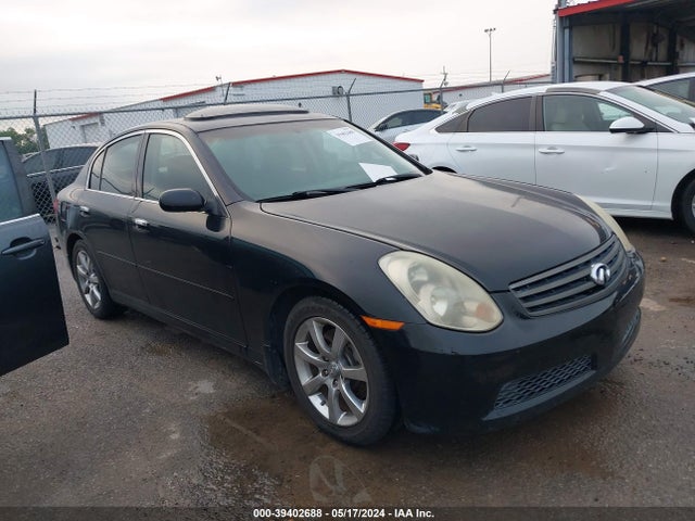 39402688 :رقم المزاد ، JNKCV51E96M501376 vin ، 2006 Infiniti G35 مزاد بيع