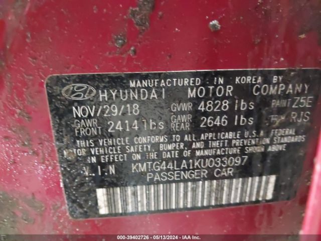 KMTG44LA1KU033097 Genesis G70 2.0t Advanced