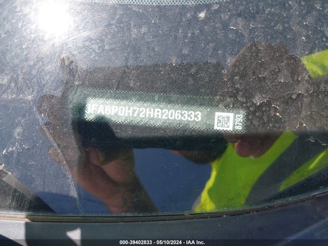 Ford FUSION SE 2017 3FA6P0H72HR206333 Image 9