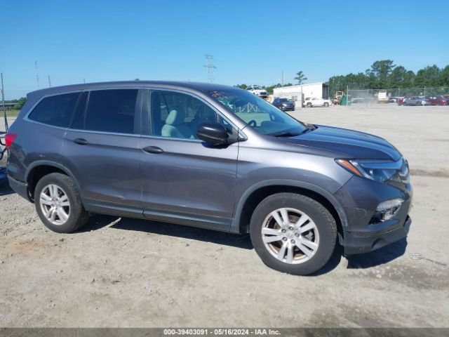 5FNYF6H11JB029639 Honda PILOT LX