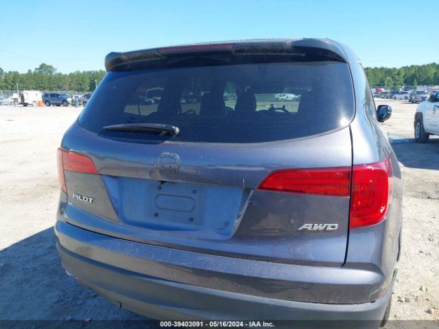 5FNYF6H11JB029639 Honda PILOT LX