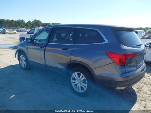 5FNYF6H11JB029639 Honda PILOT LX