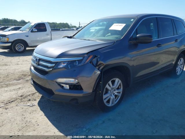 5FNYF6H11JB029639 Honda PILOT LX