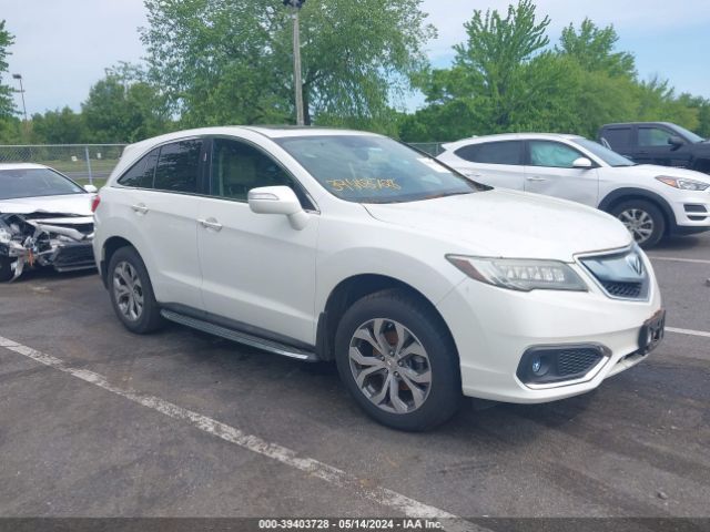 Auction sale of the 2016 Acura Rdx, vin: 5J8TB3H39GL002475, lot number: 39403728