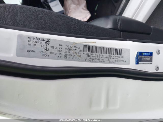 1C4RDHDGXJC114024 Dodge Durango Gt Rwd