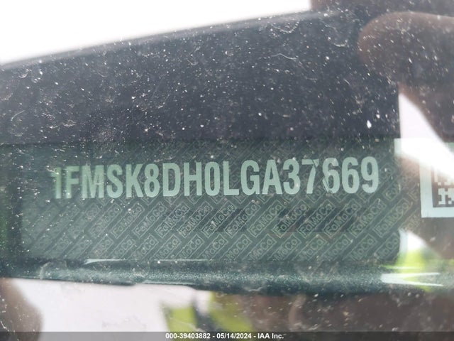 Ford EXPLORER XLT 2020 1FMSK8DH0LGA37669 Image 9