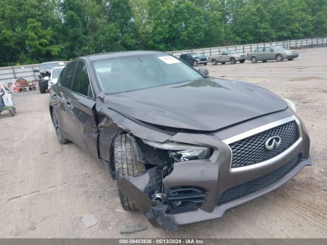 Продаж на аукціоні авто 2014 Infiniti Q50 Sport, vin: JN1BV7AP5EM670824, номер лоту: 39403936