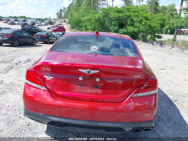 KMTG64LA0KU037880 Genesis G70 2.0t Advanced