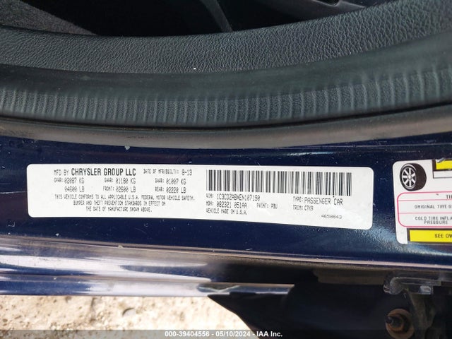 Dodge AVENGER SE 2014 1C3CDZABXEN107190 Image 9