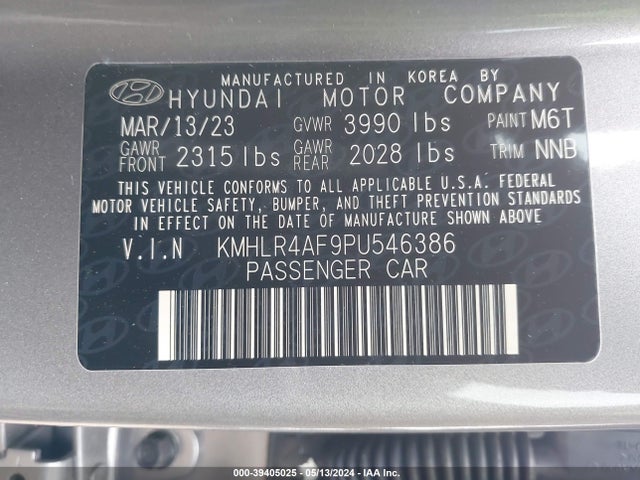 Hyundai Elantra N Line 2023 KMHLR4AF9PU546386 Image 9