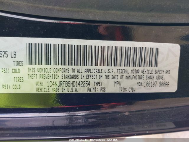 1C4NJRFB9HD142254 Jeep Patriot Latitude 4x4