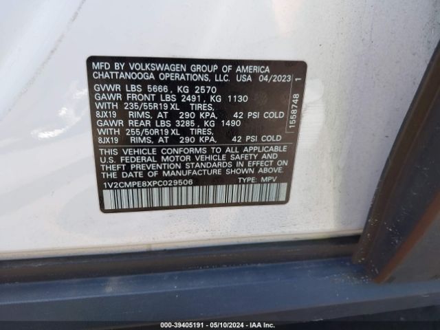 1V2CMPE8XPC029506 Volkswagen ID.4 PRO