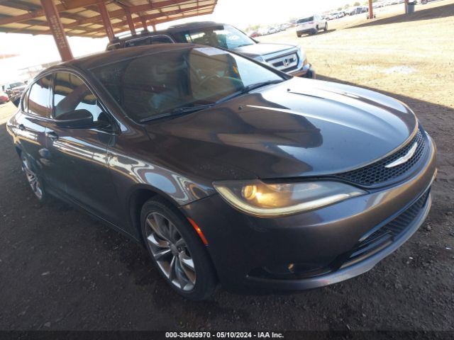 2015 Chrysler 200 S მანქანა იყიდება აუქციონზე, vin: 1C3CCCBGXFN597402, აუქციონის ნომერი: 39405970