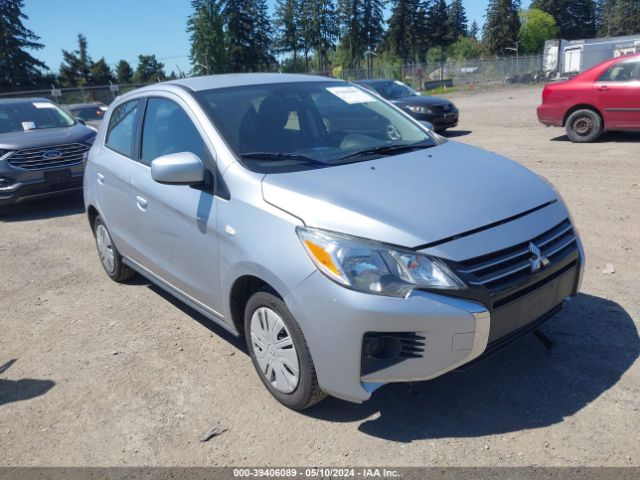 2022 Mitsubishi Mirage Es/le მანქანა იყიდება აუქციონზე, vin: ML32AUHJ1NH002975, აუქციონის ნომერი: 39406089