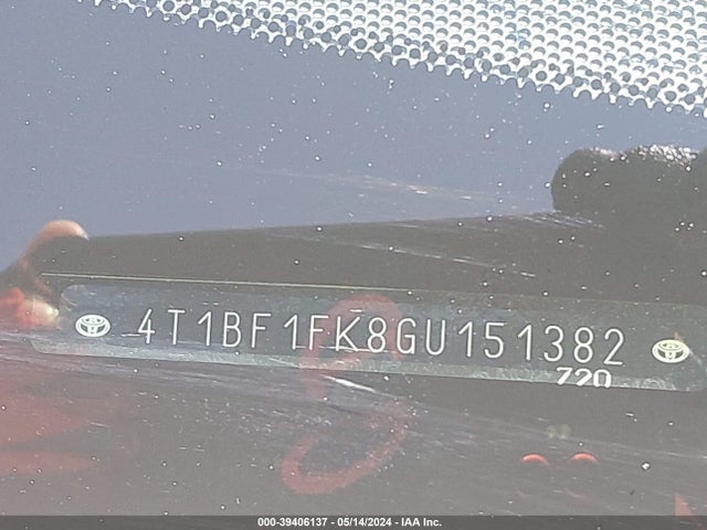 Toyota CAMRY SE 2016 4T1BF1FK8GU151382 Image 18