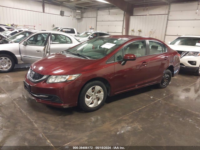 Honda Civic Lx 2014 19XFB2F59EE274072 Image 2