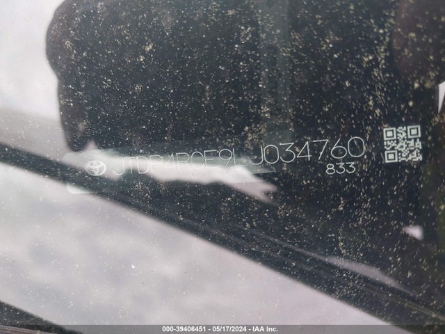 Toyota COROLLA SE 2020 JTDP4RCE9LJ034760 Image 9
