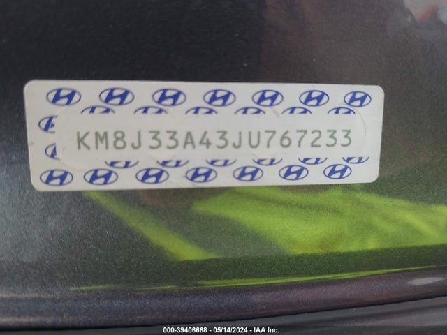 Hyundai TUCSON SEL 2018 KM8J33A43JU767233 Image 9