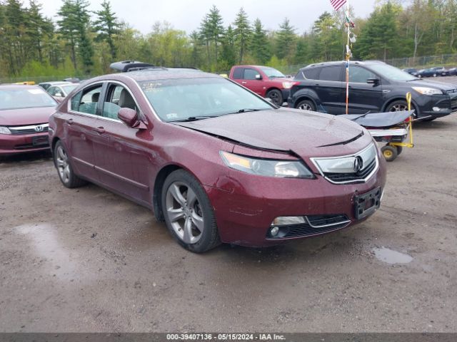 Auction sale of the 2014 Acura Tl 3.7, vin: 19UUA9F55EA000343, lot number: 39407136